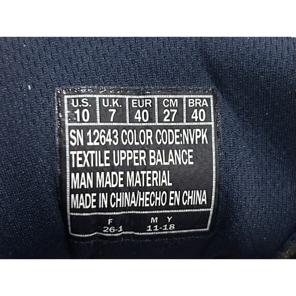 Skechers Air Cooled Memory Foam Sneakers Navy Blue/Whit/Pink Size 10 - Picture 7 of 8